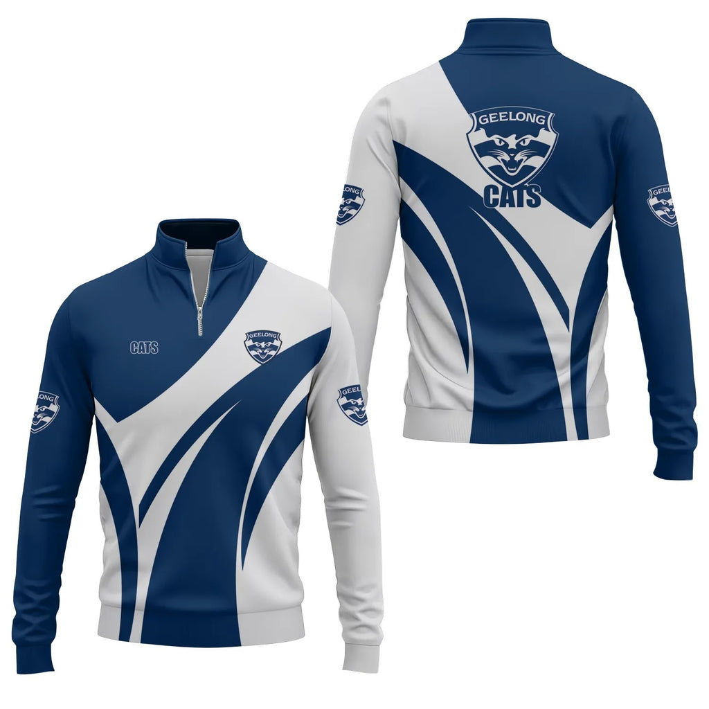 Geelong Cats Quarter-zip Pullover SC022