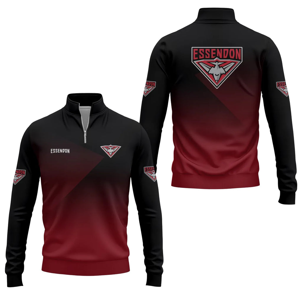 Essendon Bombers Quarter-zip Pullover SC012