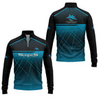 Cronulla-Sutherland Sharks Quarter-zip Pullover SC047