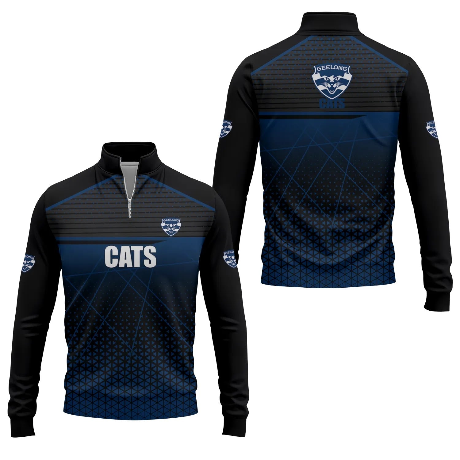 Geelong Cats Quarter-zip Pullover SC047