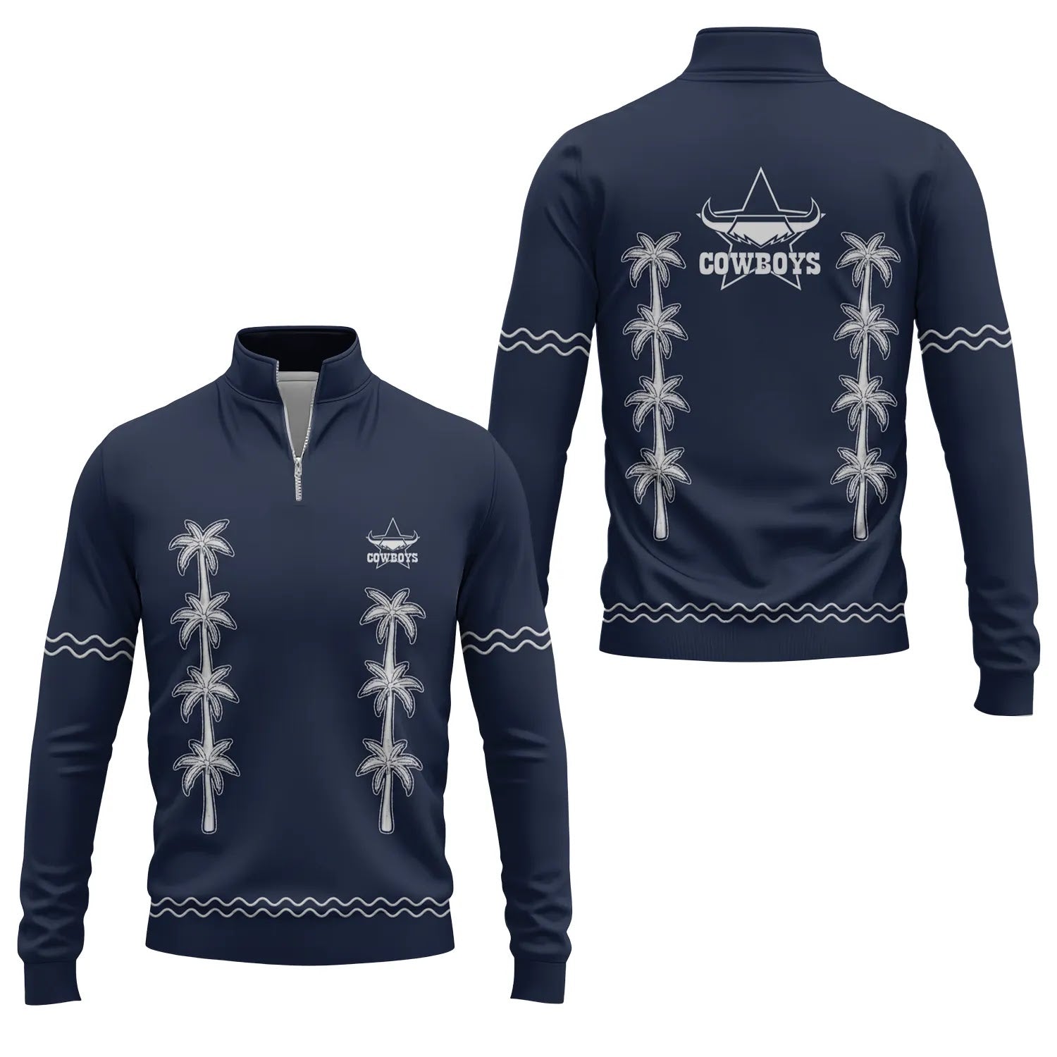 North Queensland Cowboys Quarter-zip Pullover SHW065