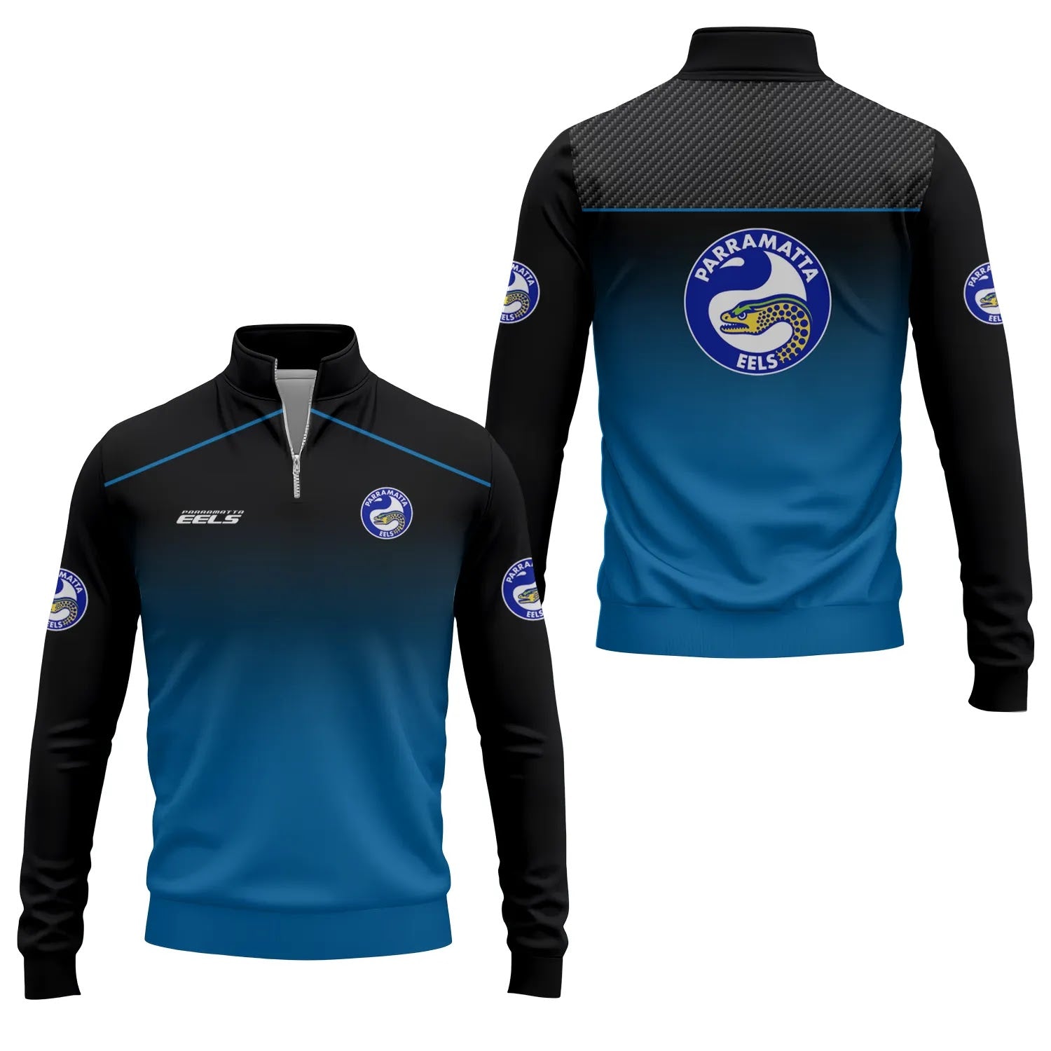 Parramatta Eels Quarter-zip Pullover SC001
