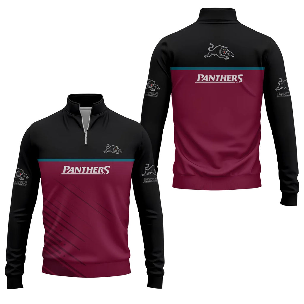 Penrith Panthers Quarter-zip Pullover SC040