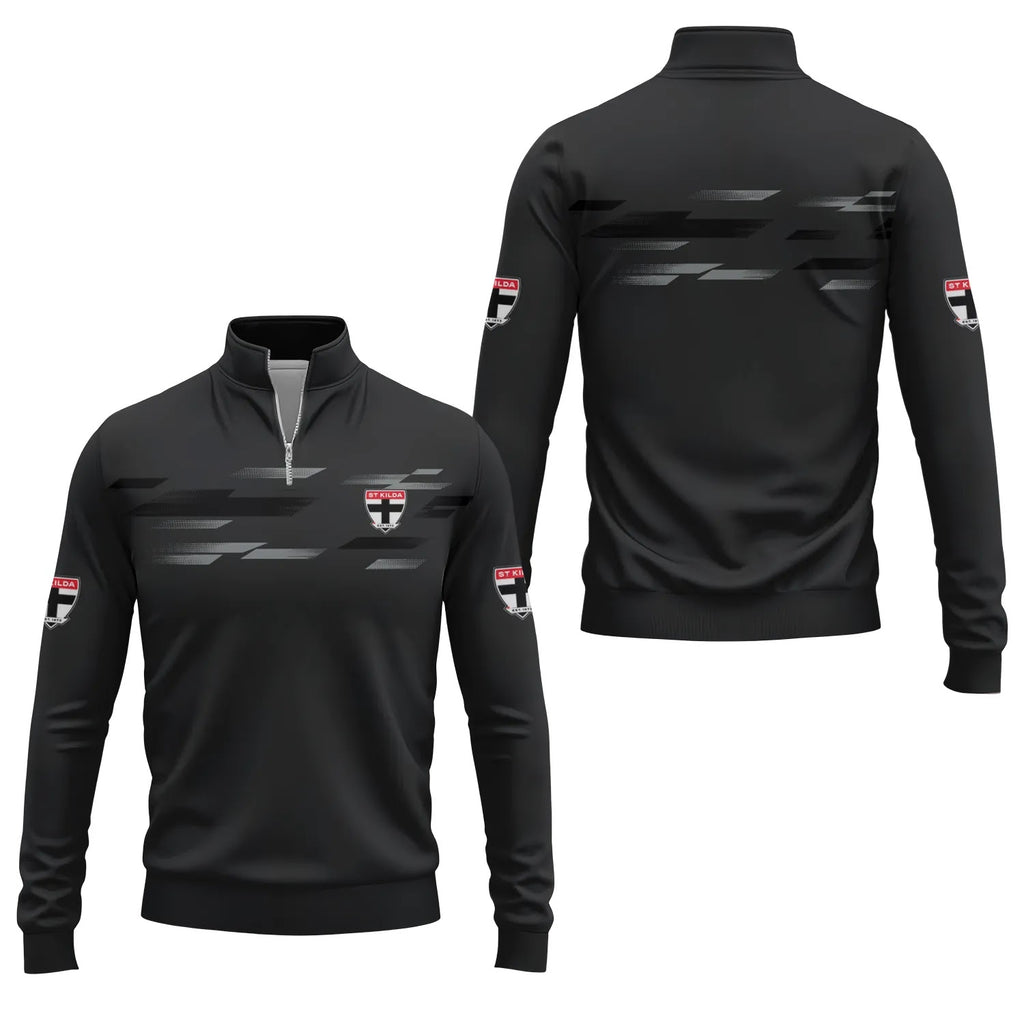 St Kilda Saints Quarter-zip Pullover SC100