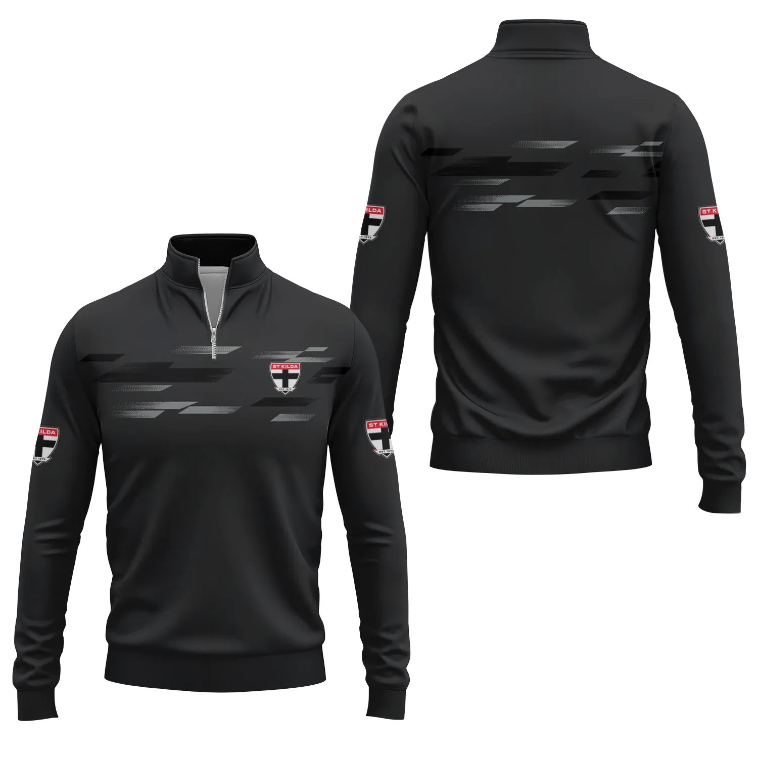 St Kilda Saints Quarter-zip Pullover SC100