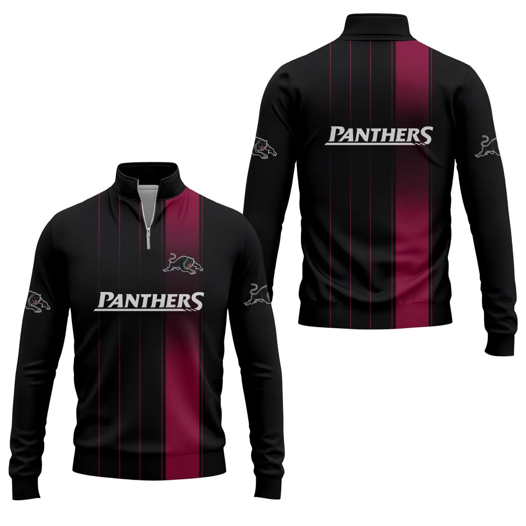 Penrith Panthers Quarter-zip Pullover SC068