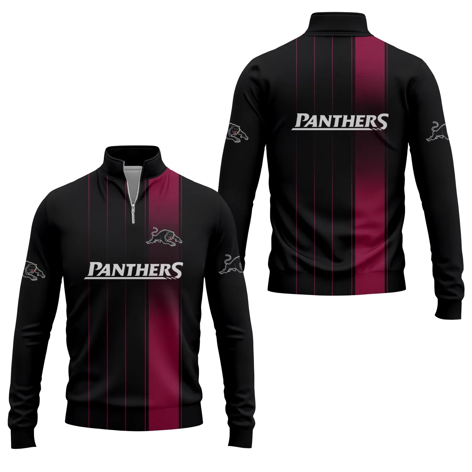 Penrith Panthers Quarter-zip Pullover SC068