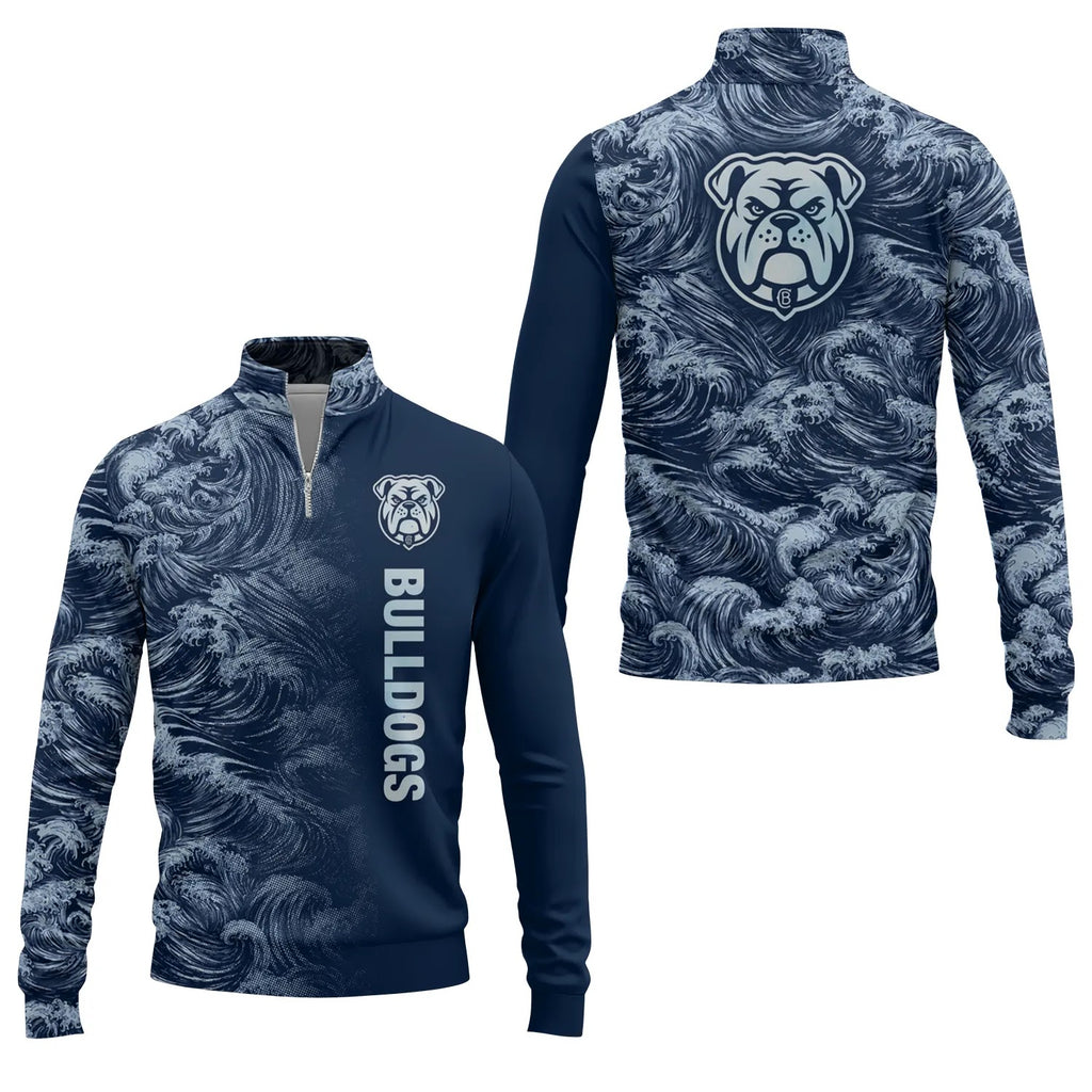 Canterbury-Bankstown Bulldogs Quarter-zip Pullover SHW010