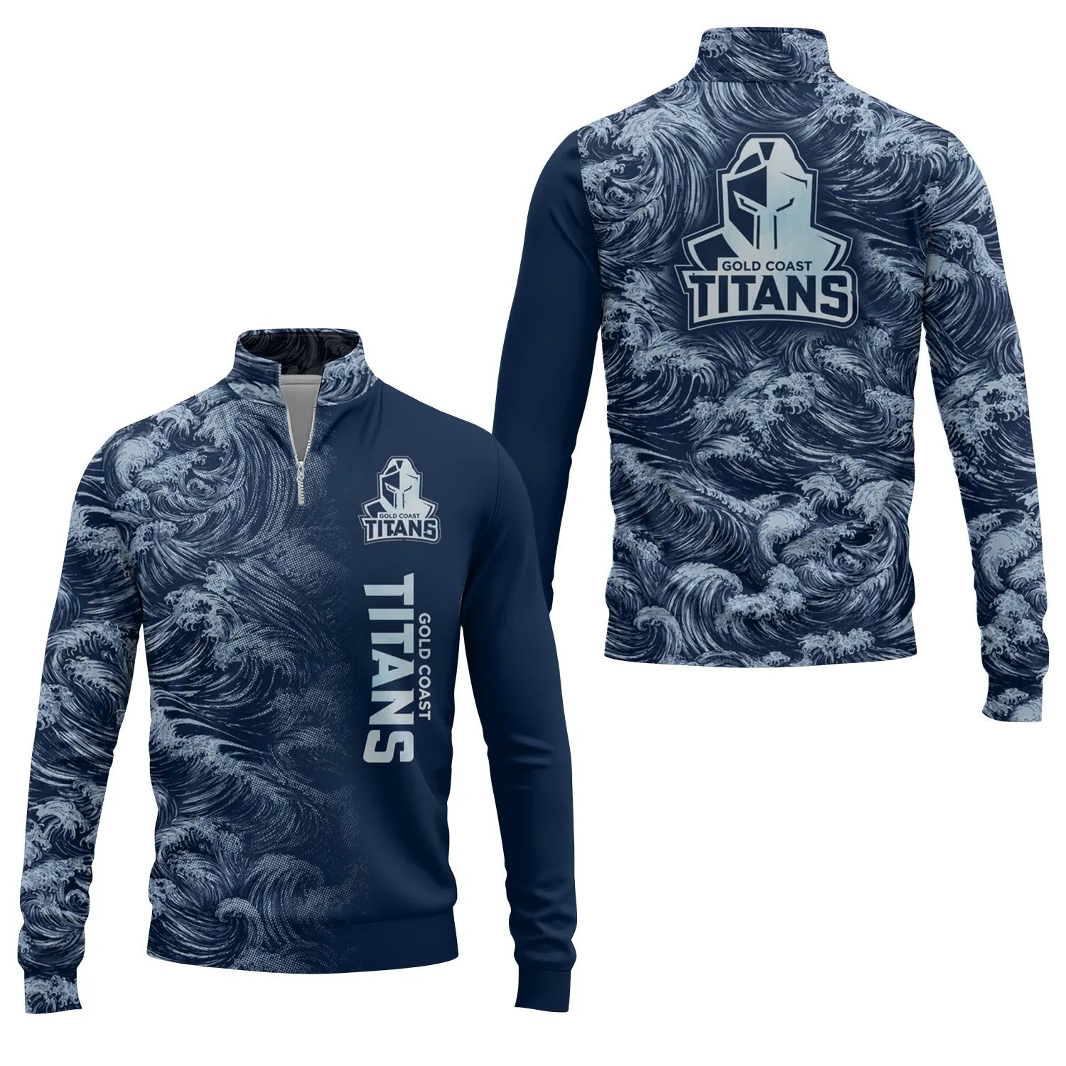Gold Coast Titans Quarter-zip Pullover SHW010