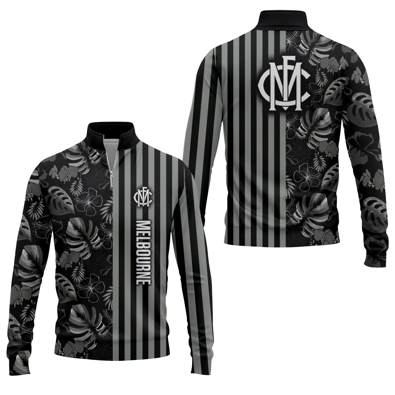 Melbourne Demons Quarter-zip Pullover SHW040