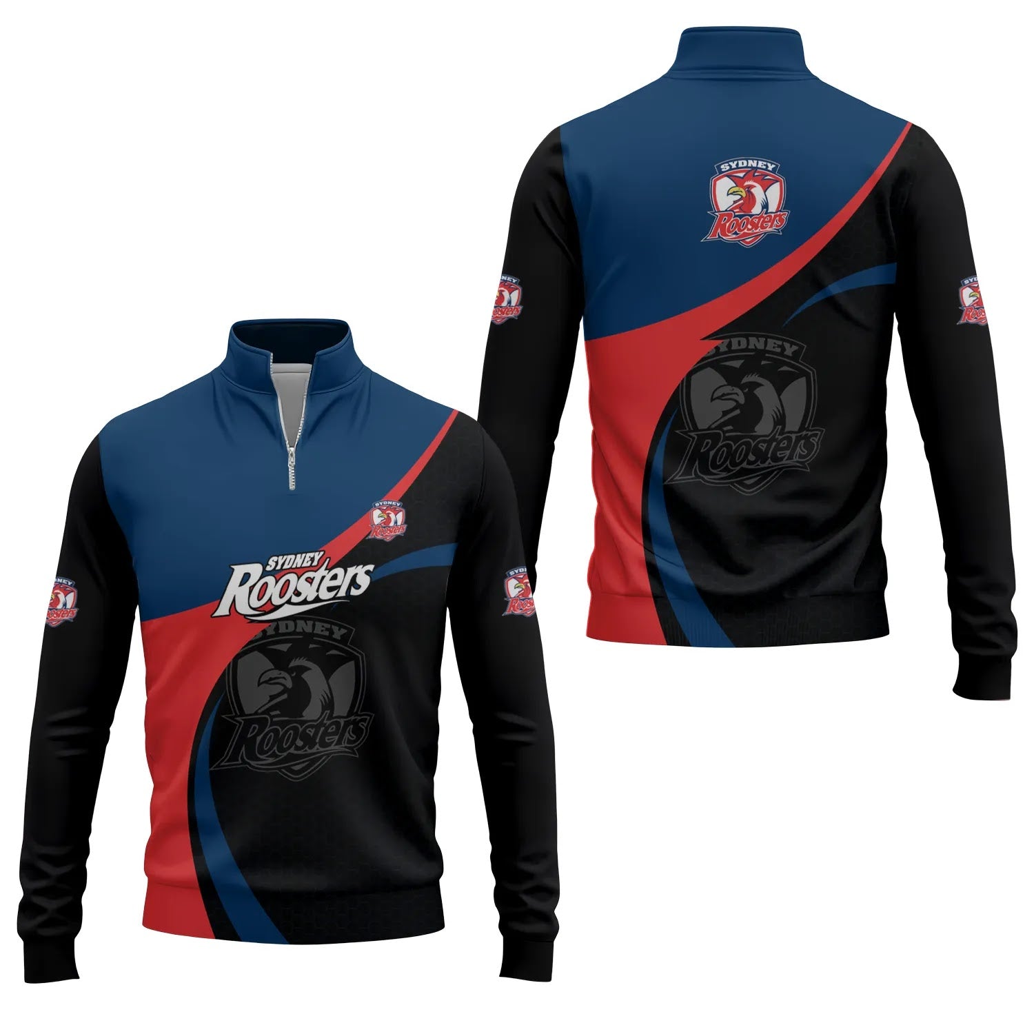 Sydney Roosters Quarter-zip Pullover SC038