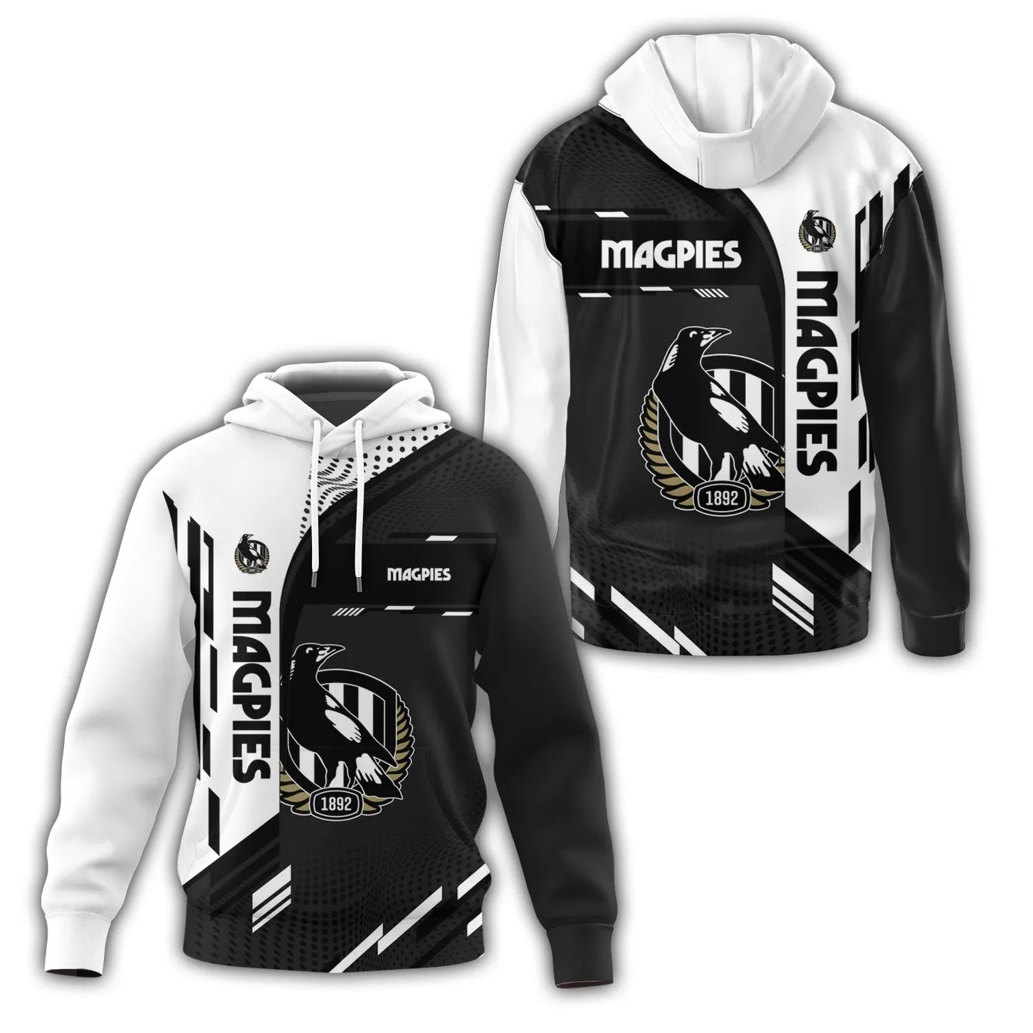 Collingwood Magpies Hoodie SC036