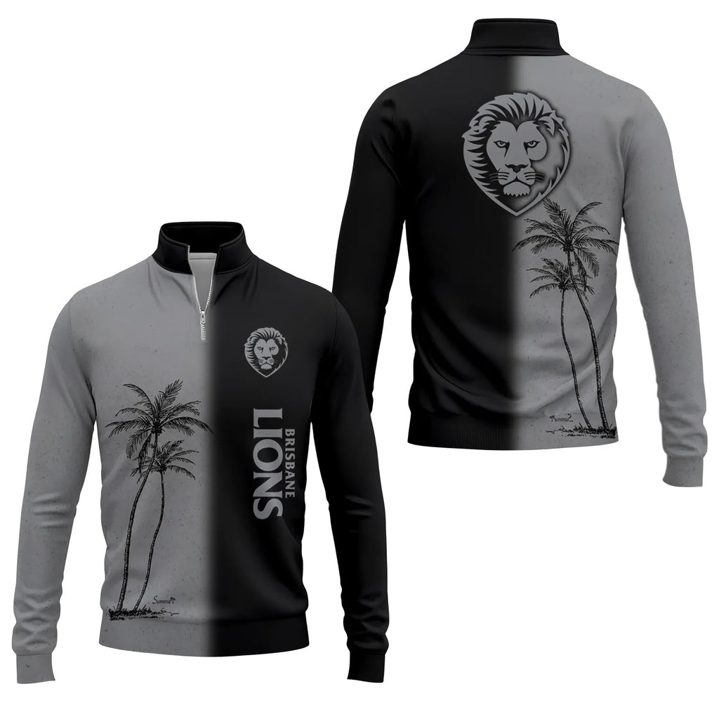 Brisbane Lions Quarter-zip Pullover SHW037