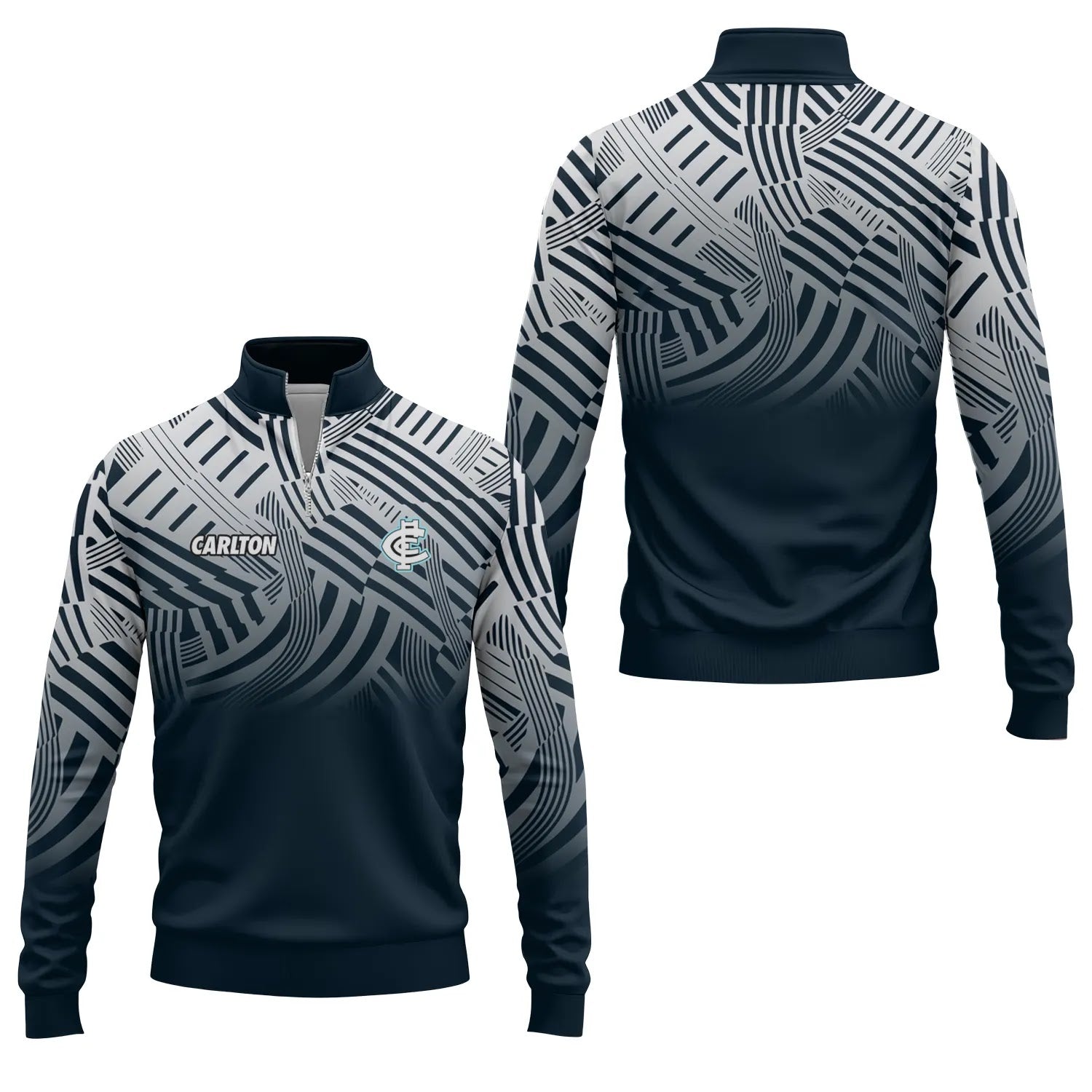 Carlton Blues Quarter-zip Pullover SC121