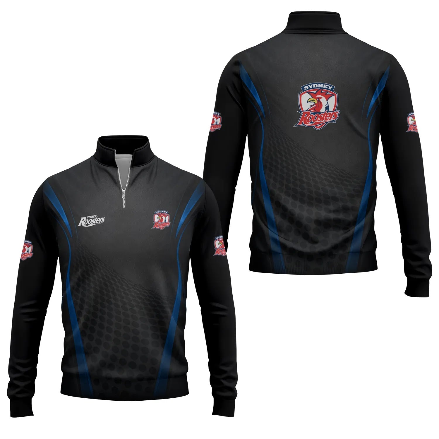 Sydney Roosters Quarter-zip Pullover SC056