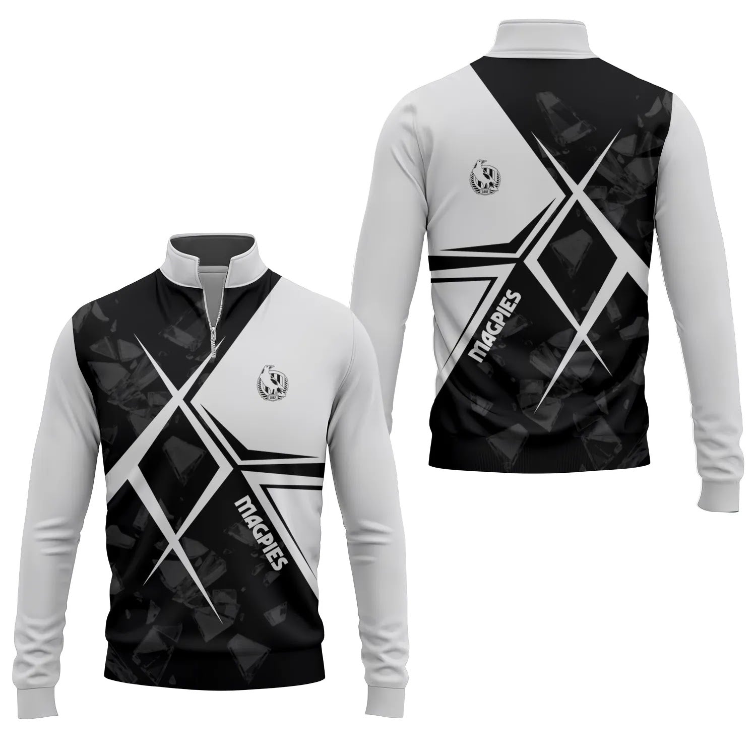 Collingwood Magpies Quarter-zip Pullover SC060