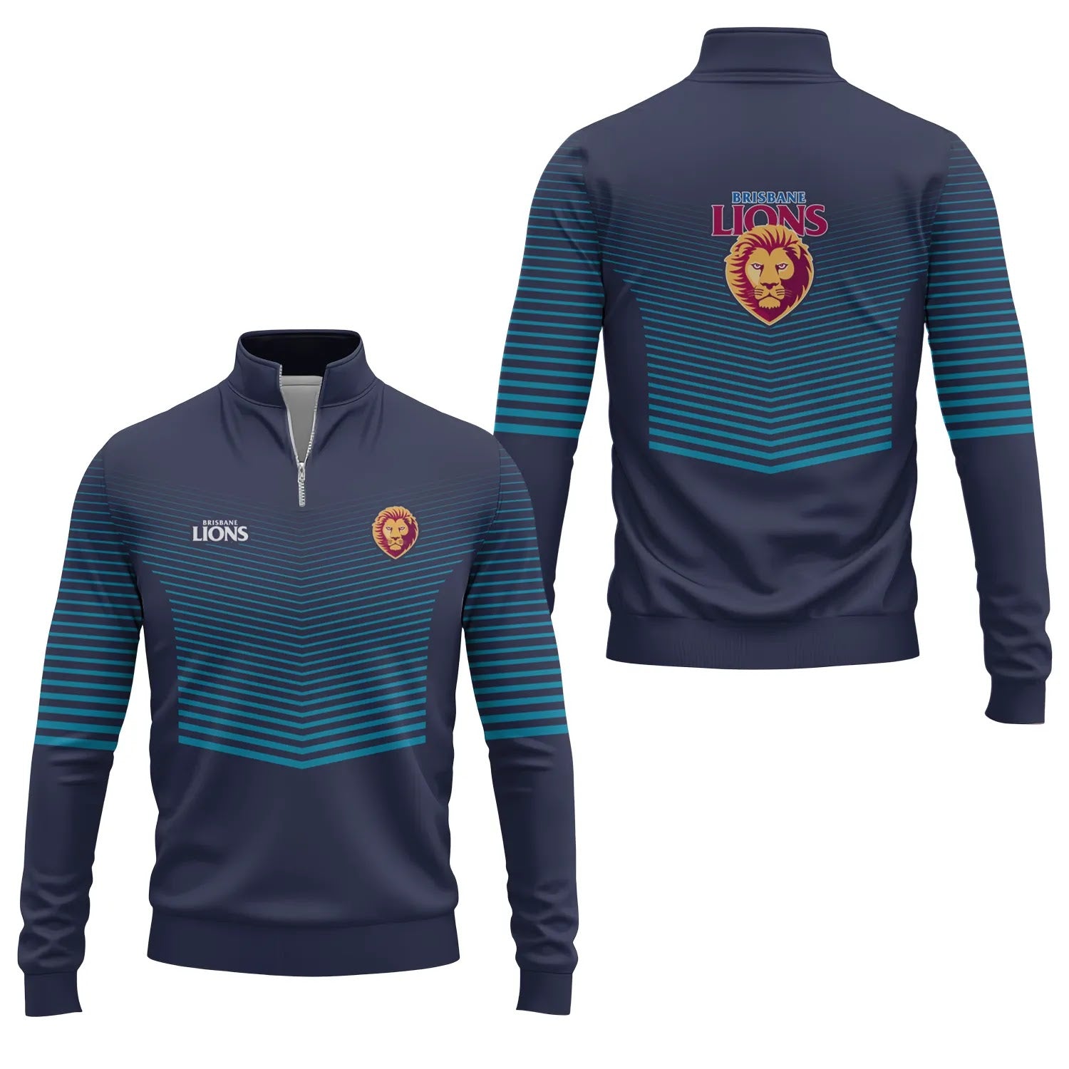 Brisbane Lions Quarter-zip Pullover SC099