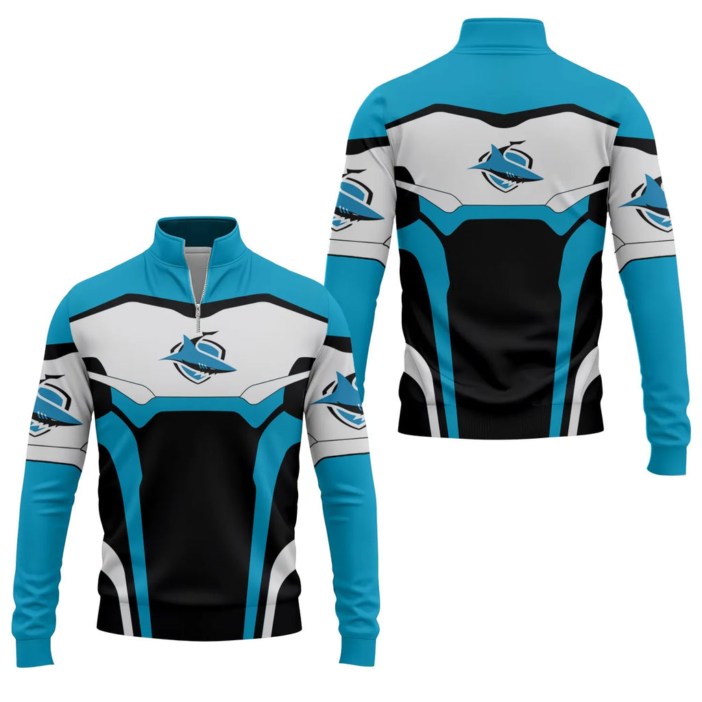Cronulla-Sutherland Sharks Quarter-zip Pullover SC030