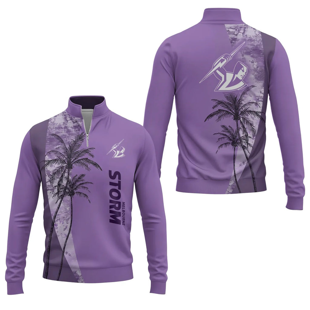 Melbourne Storm Quarter-zip Pullover SHW071