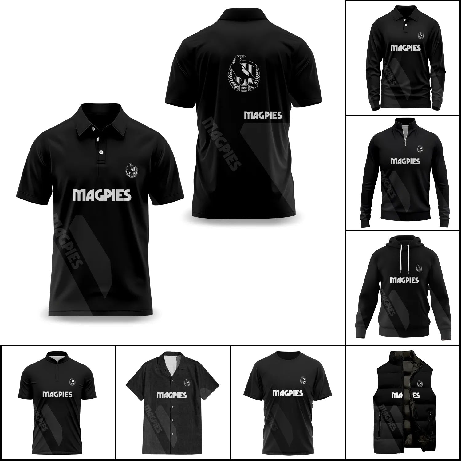 Collingwood Magpies Apparels SC117