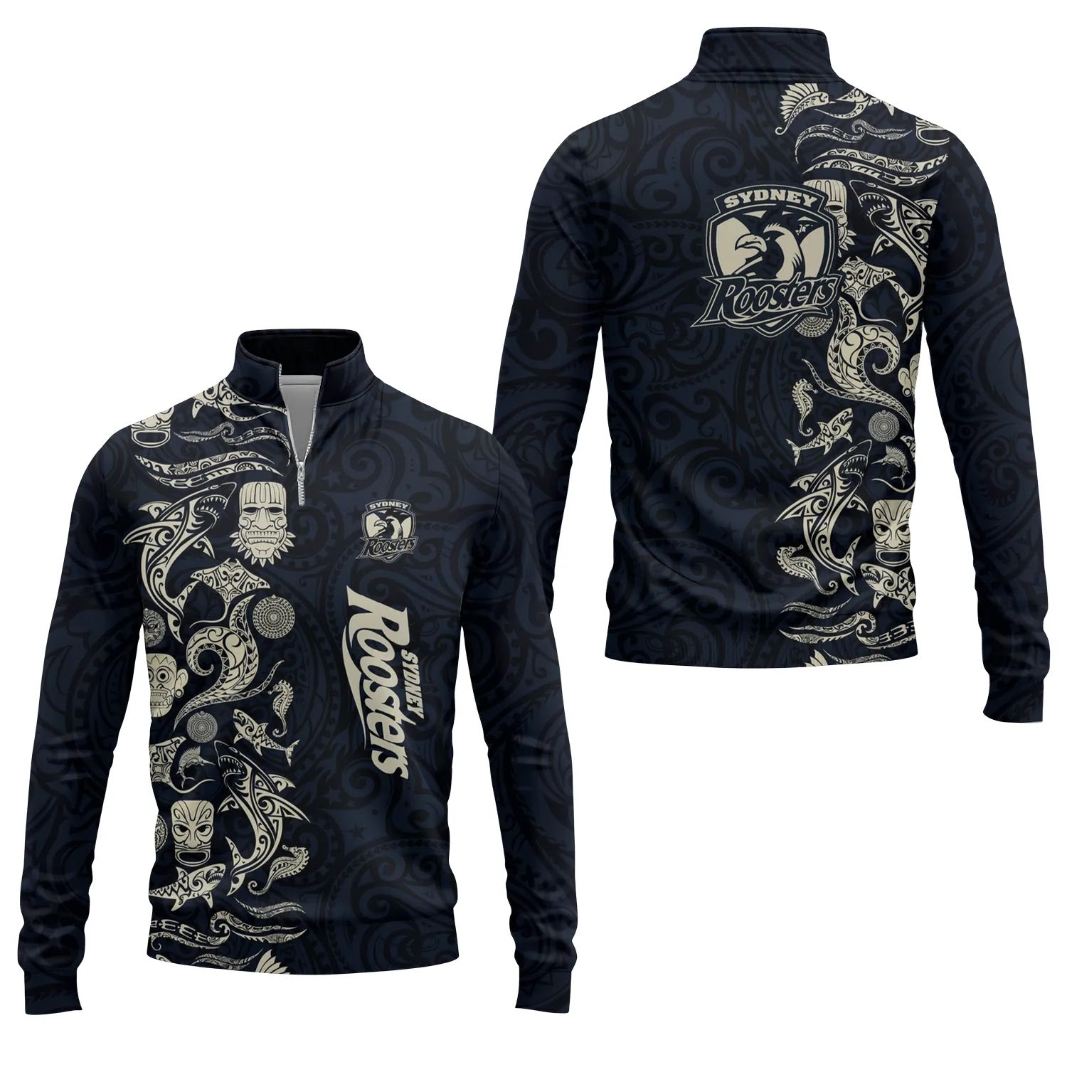 Sydney Roosters Quarter-zip Pullover SHW033
