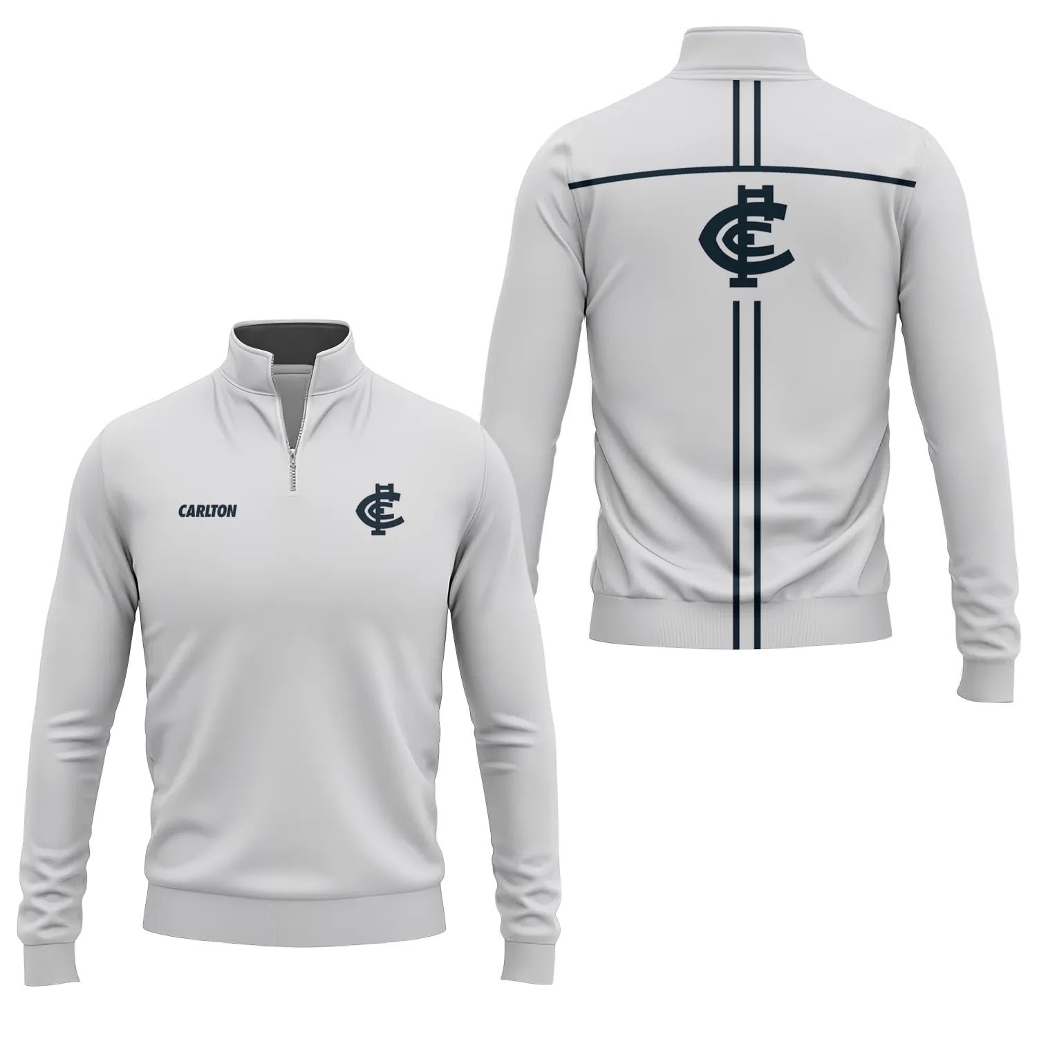 Carlton Blues Quarter-zip Pullover SC018