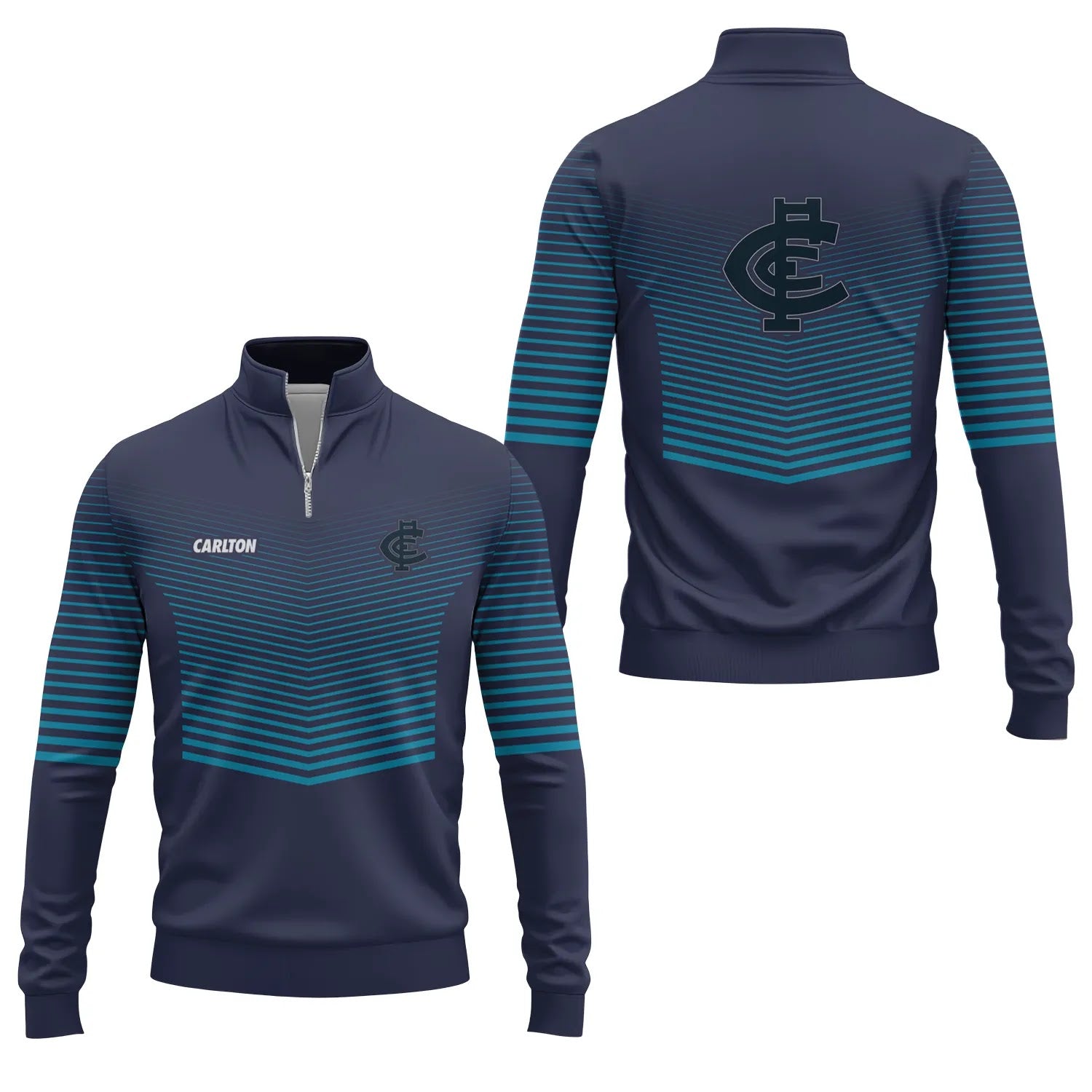 Carlton Blues Quarter-zip Pullover SC099