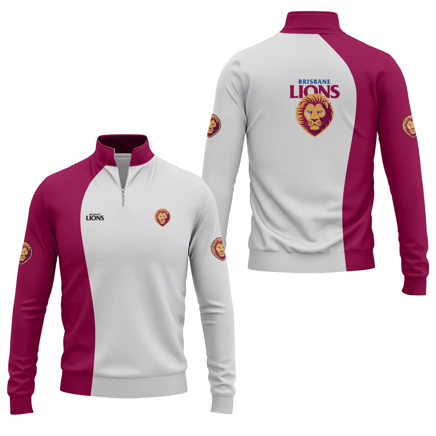 Brisbane Lions Quarter-zip Pullover SC055