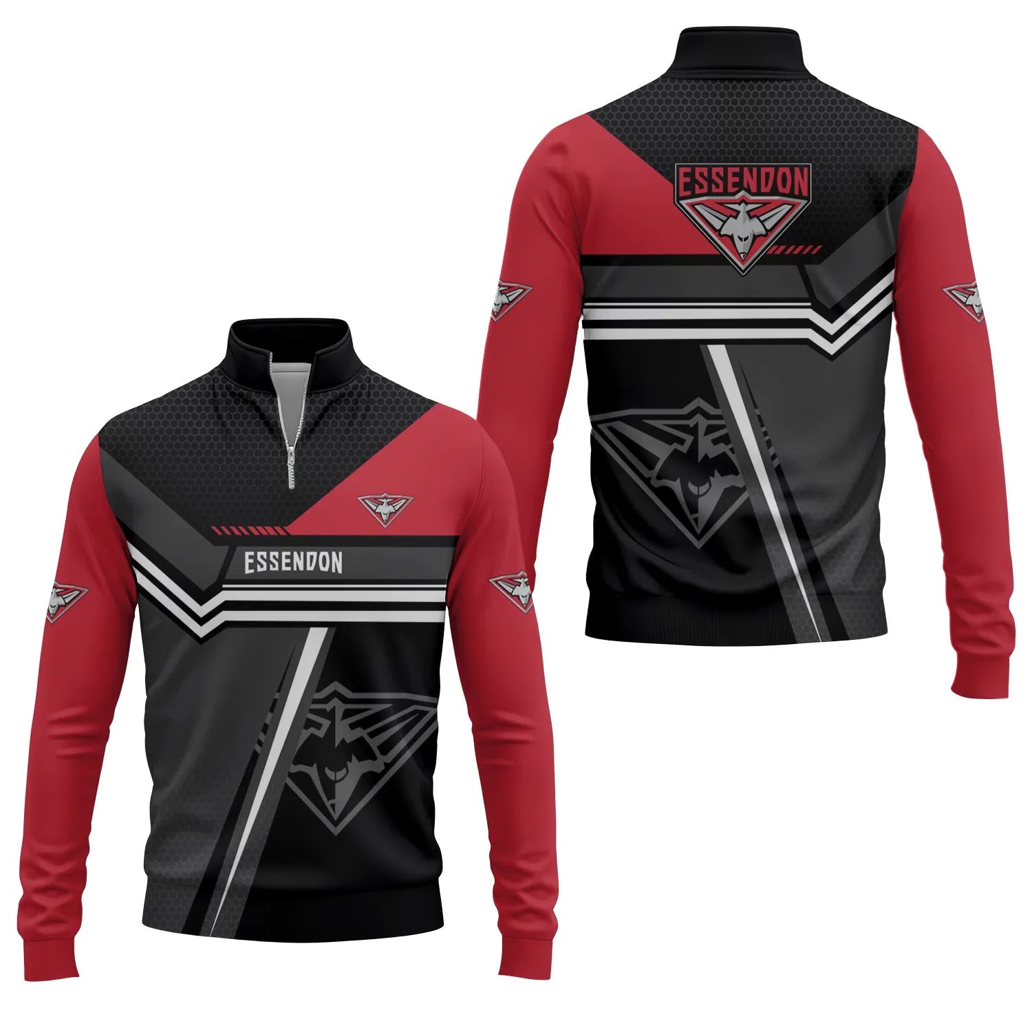 Essendon Bombers Quarter-zip Pullover SC071