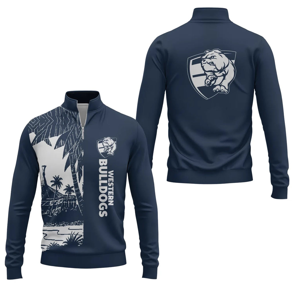 Western Bulldogs Quarter-zip Pullover SHW031