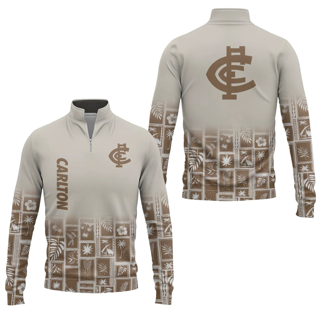 Carlton Blues Quarter-zip Pullover SHW067