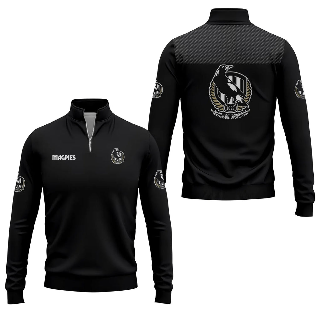 Collingwood Magpies Quarter-zip Pullover SC001