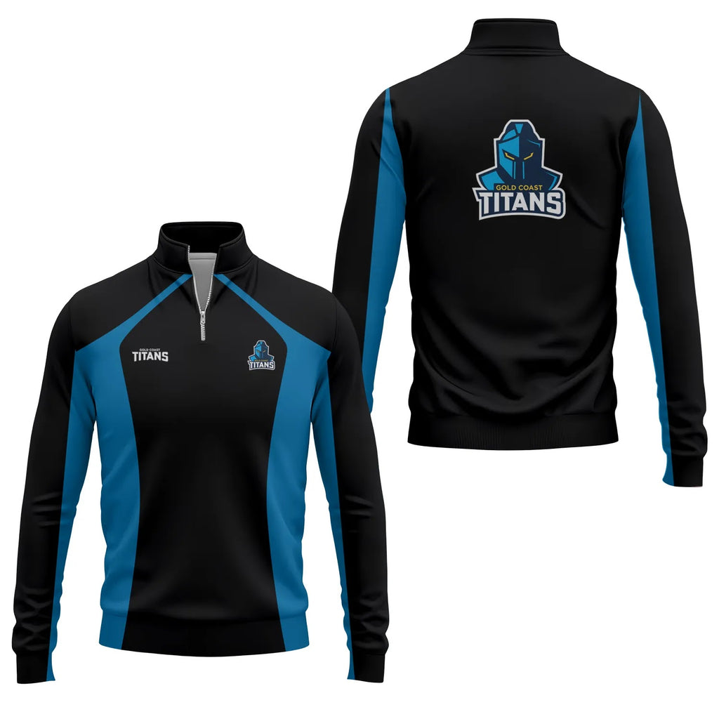 Gold Coast Titans Quarter-zip Pullover SC048