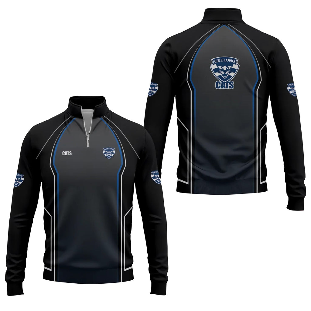 Geelong Cats Quarter-zip Pullover SC061