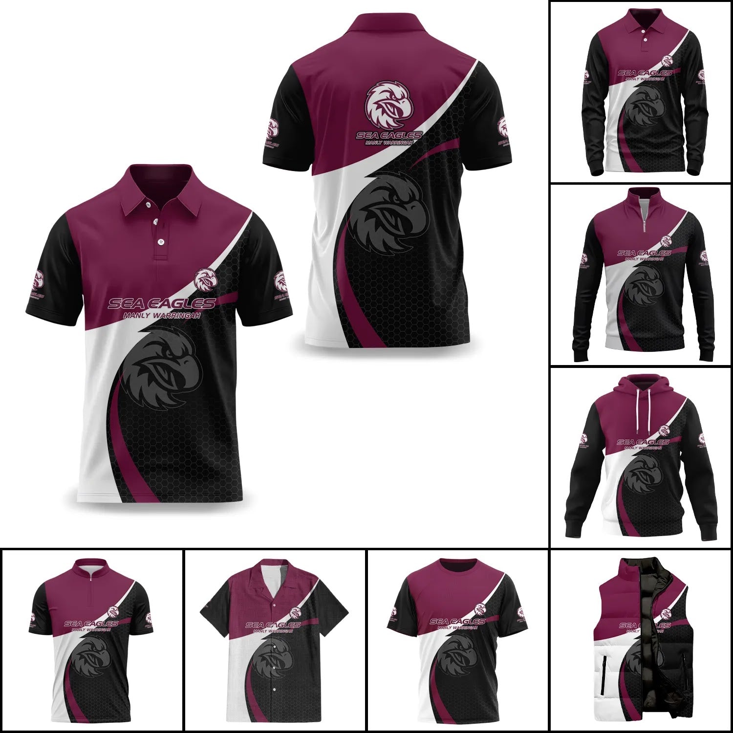 Manly Warringah Sea Eagles Apparels SC002