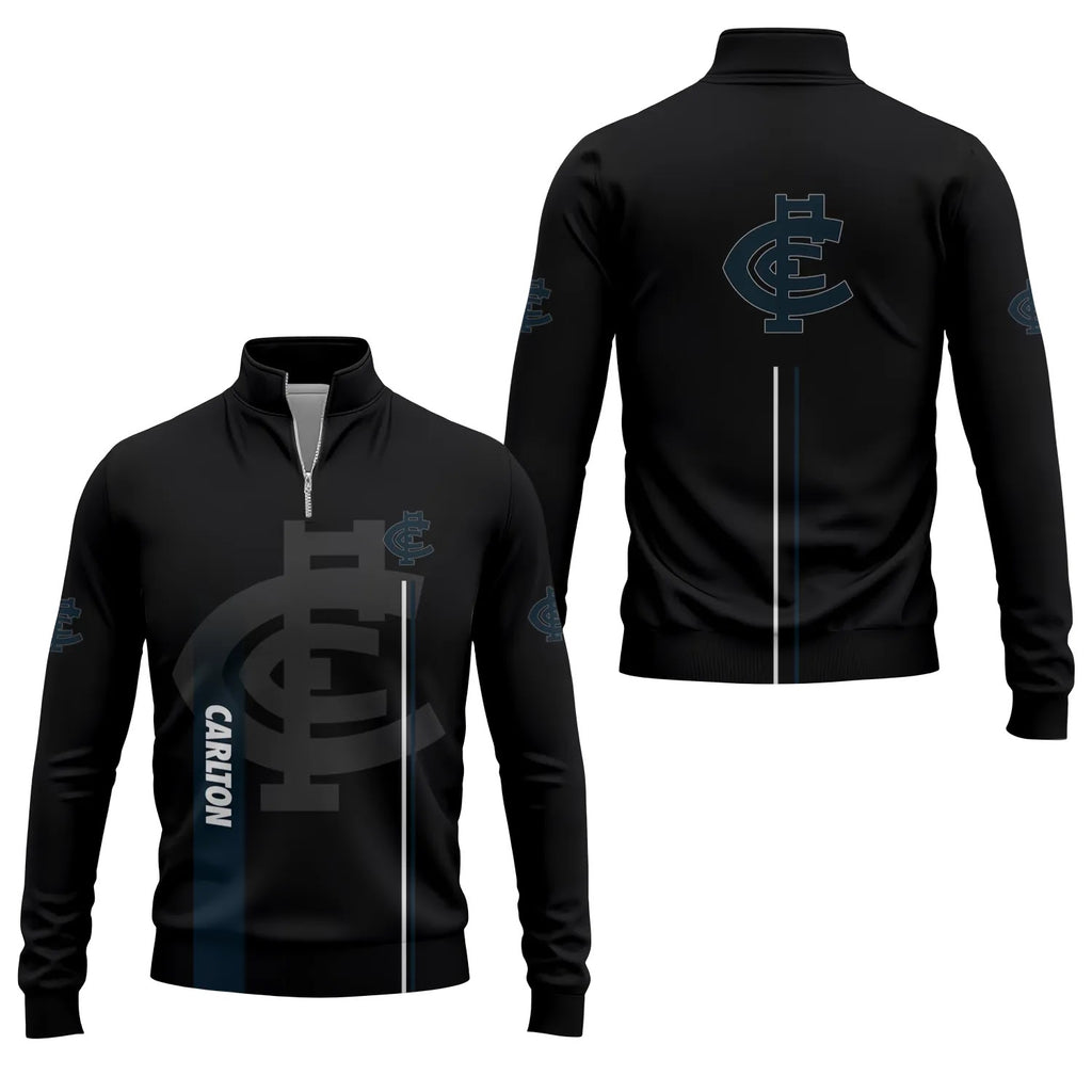 Carlton Blues Quarter-zip Pullover SC077