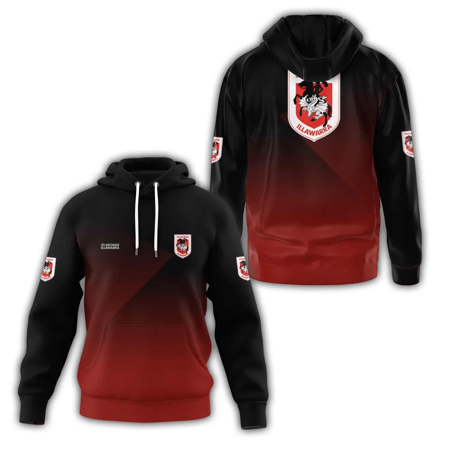 St George Illawarra Dragons Hoodie SC012