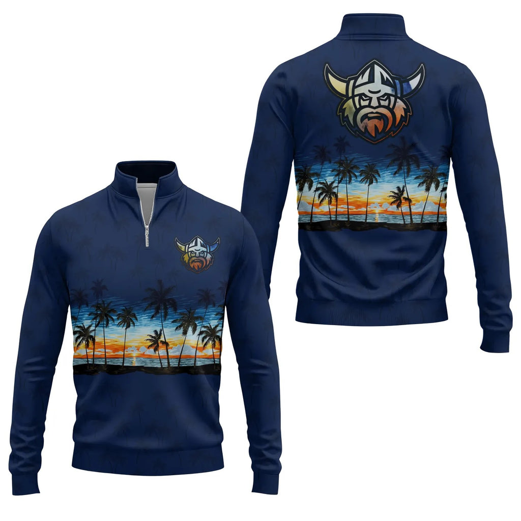 Canberra Raiders Quarter-zip Pullover SHW017