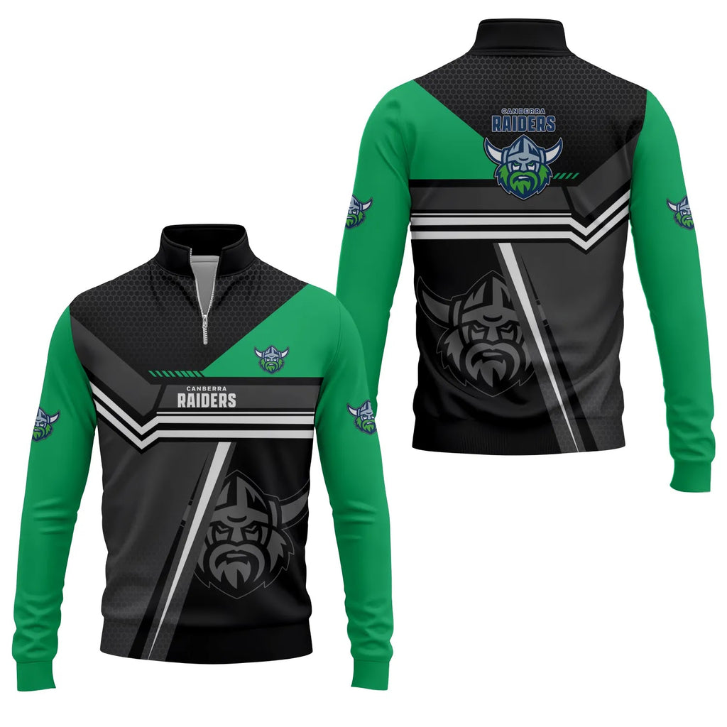Canberra Raiders Quarter-zip Pullover SC071