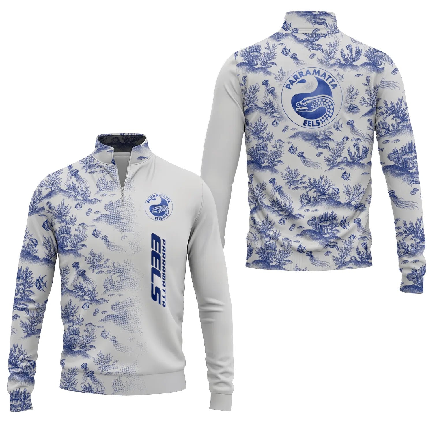 Parramatta Eels Quarter-zip Pullover SHW009