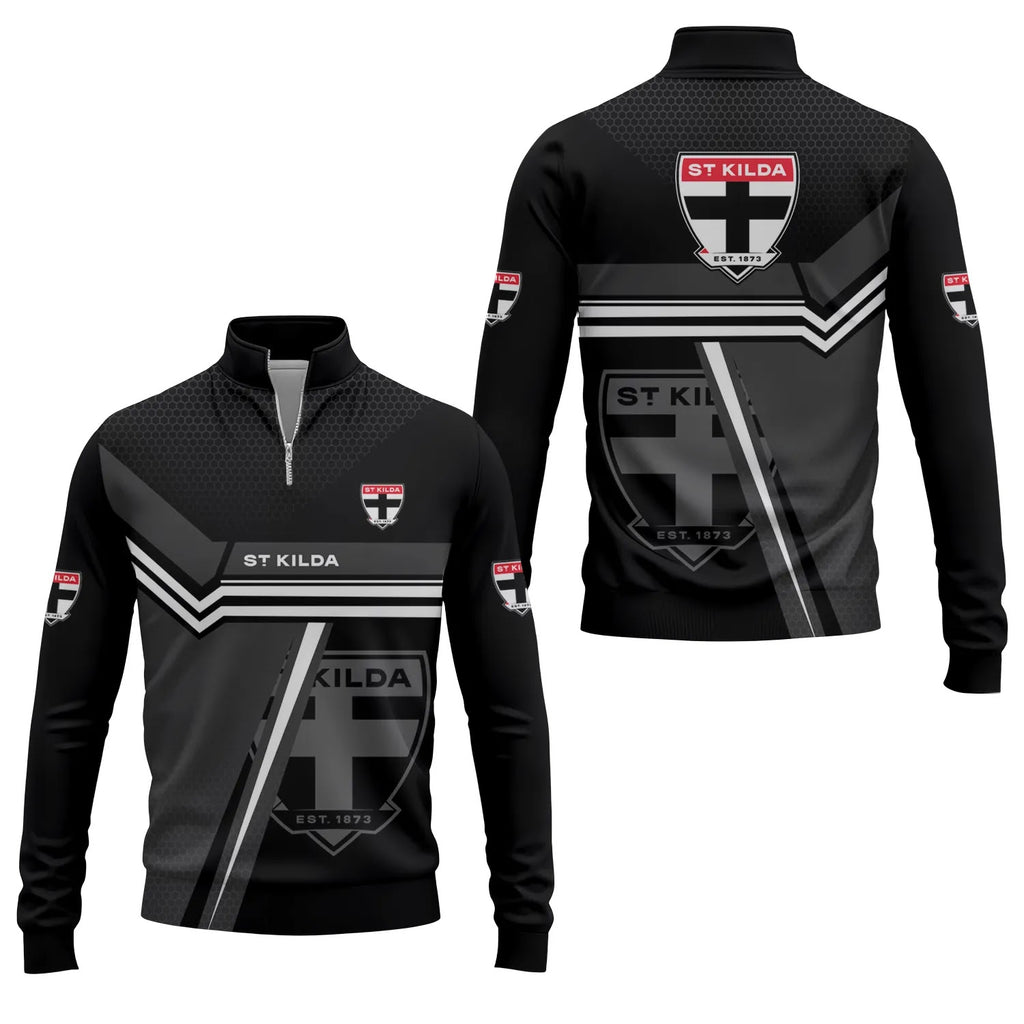 St Kilda Saints Quarter-zip Pullover SC071