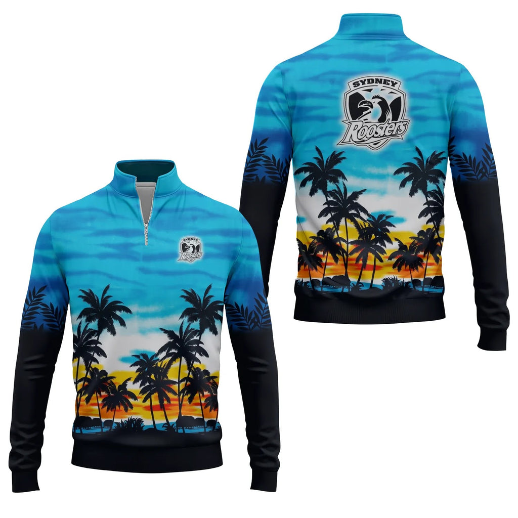 Sydney Roosters Quarter-zip Pullover SHW051