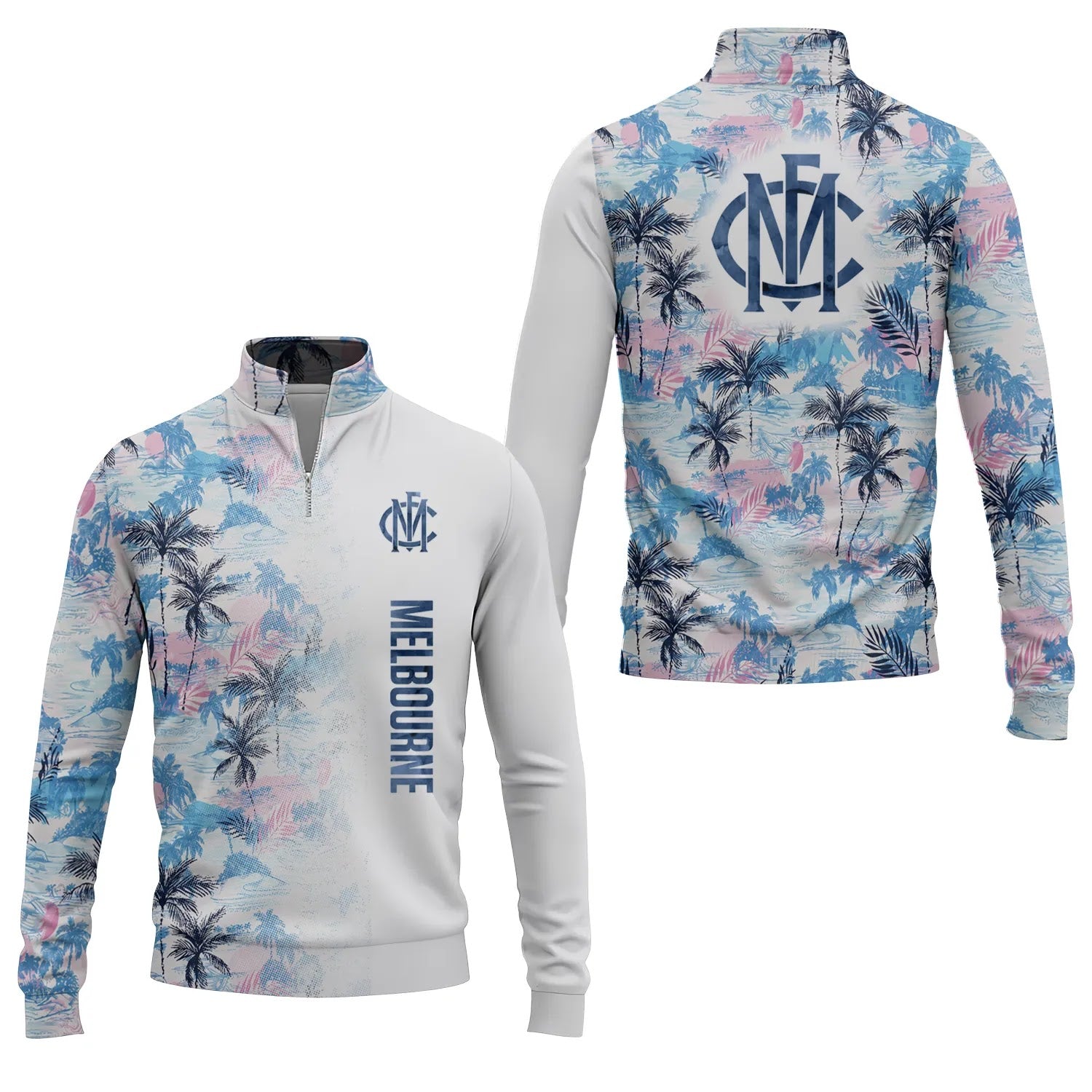 Melbourne Demons Quarter-zip Pullover SHW029
