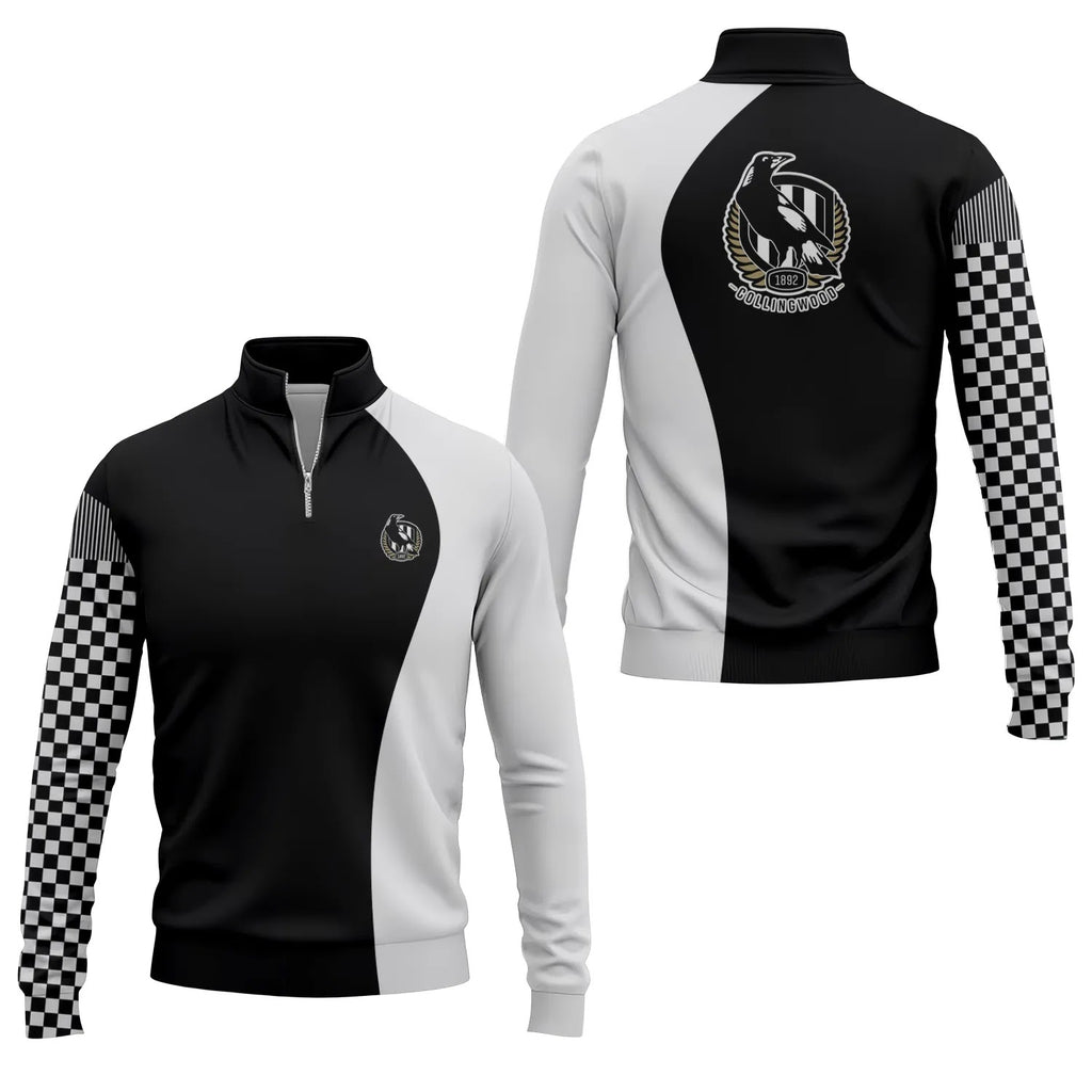 Collingwood Magpies Quarter-zip Pullover SC073