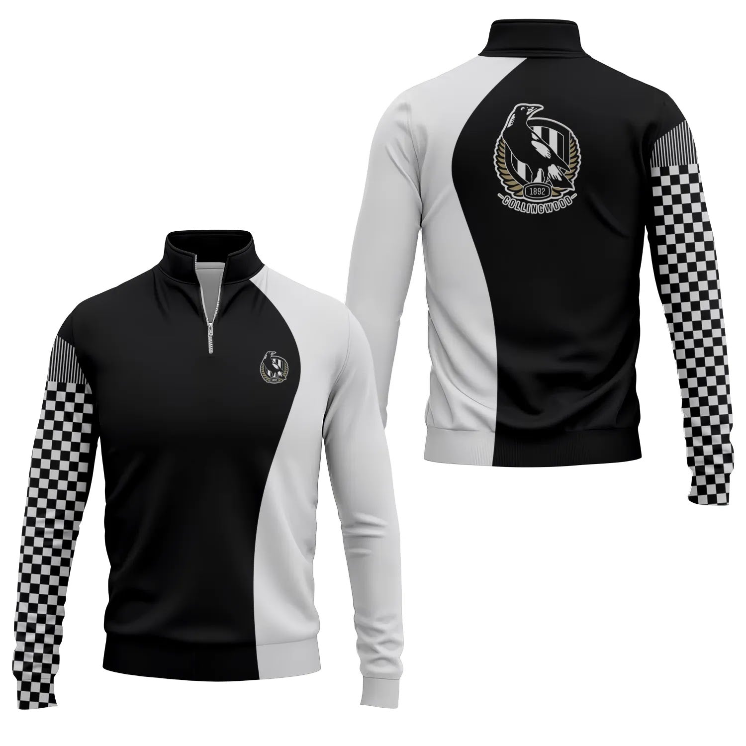 Collingwood Magpies Quarter-zip Pullover SC073