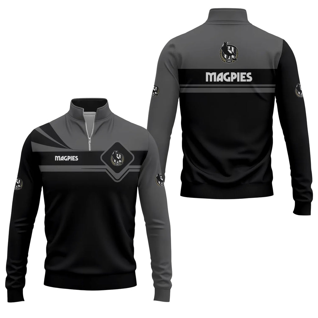 Collingwood Magpies Quarter-zip Pullover SC066
