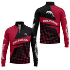 Dolphins Quarter-zip Pullover SC083
