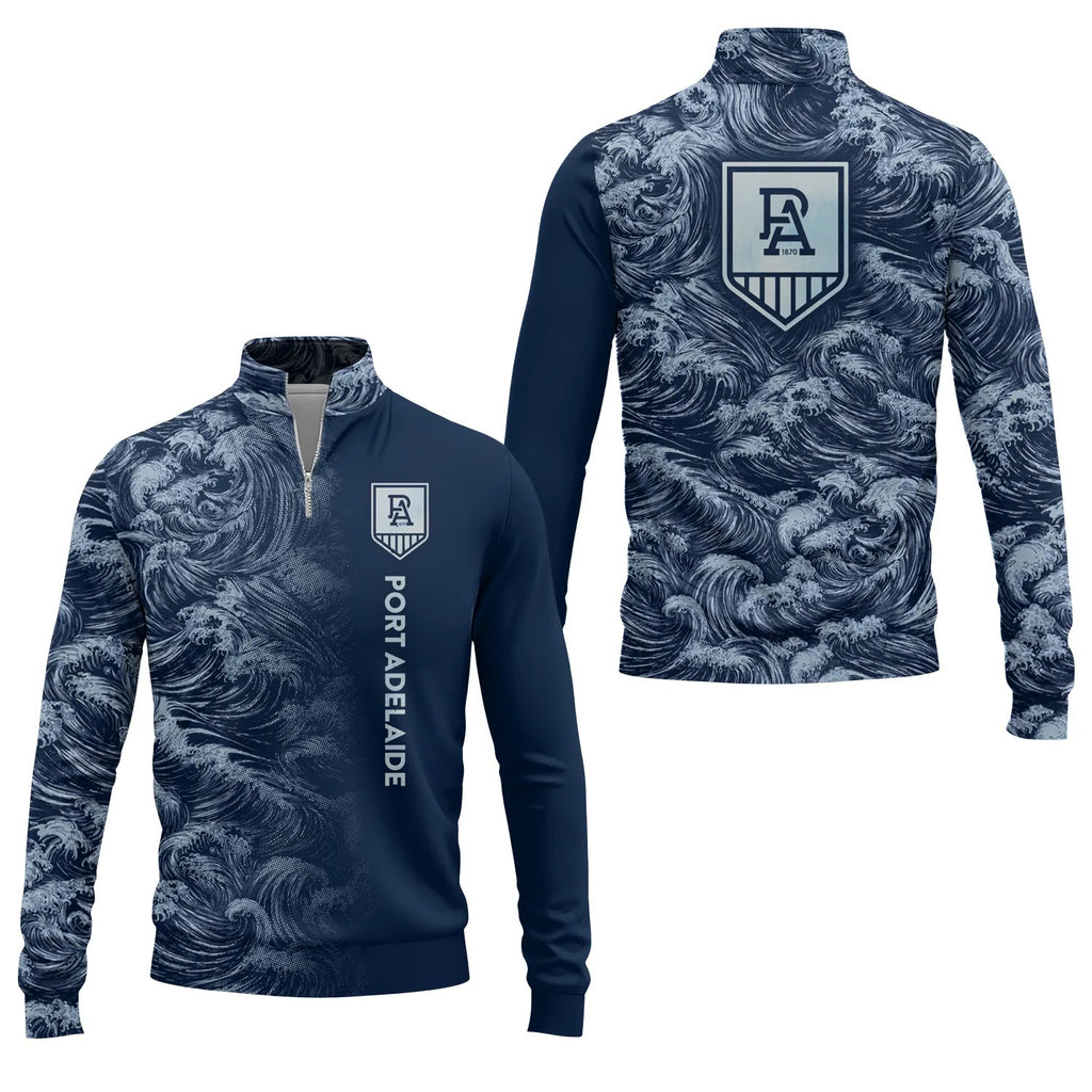 Port Adelaide Power Quarter-zip Pullover SHW010
