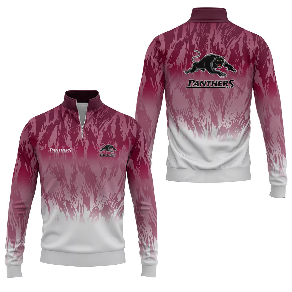 Penrith Panthers Quarter-zip Pullover SC069