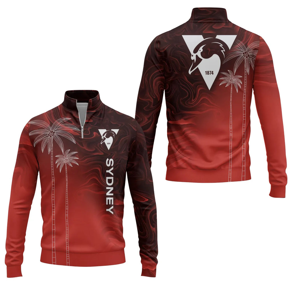 Sydney Swans Quarter-zip Pullover SHW070